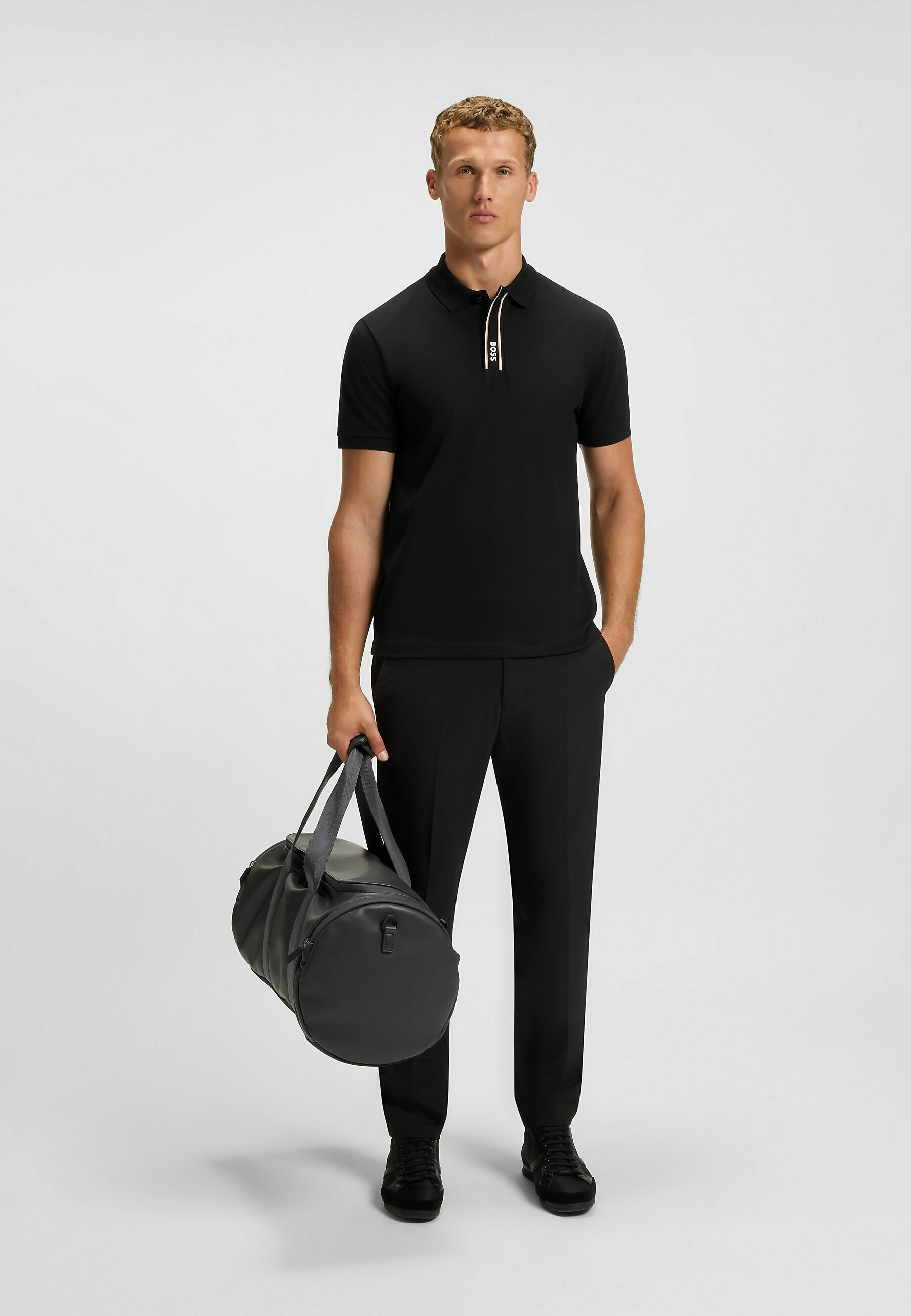BOSS Poloshirt - schwarz