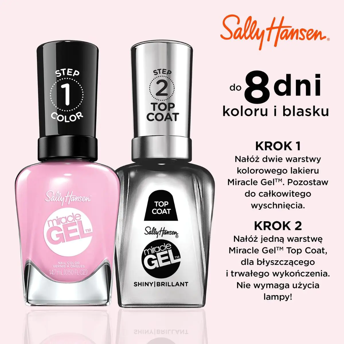 Sally Hansen Miracle Gel Lakier do paznokci, 400