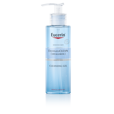Eucerin DermatoCLEAN Hyaluron Cleansing Gel Gezichtsreinigingsgel voor de gevoelige huid 200 ml
