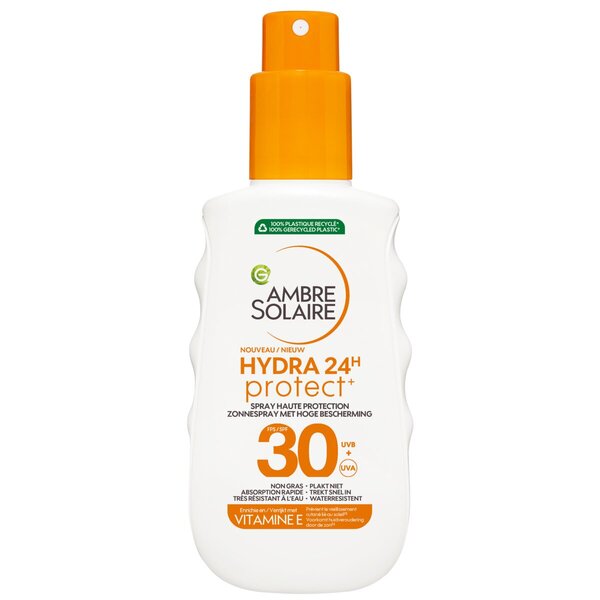Spray de zonă Garnier Ambre Solaire Hydra24H Protect SPF30<br>150ml