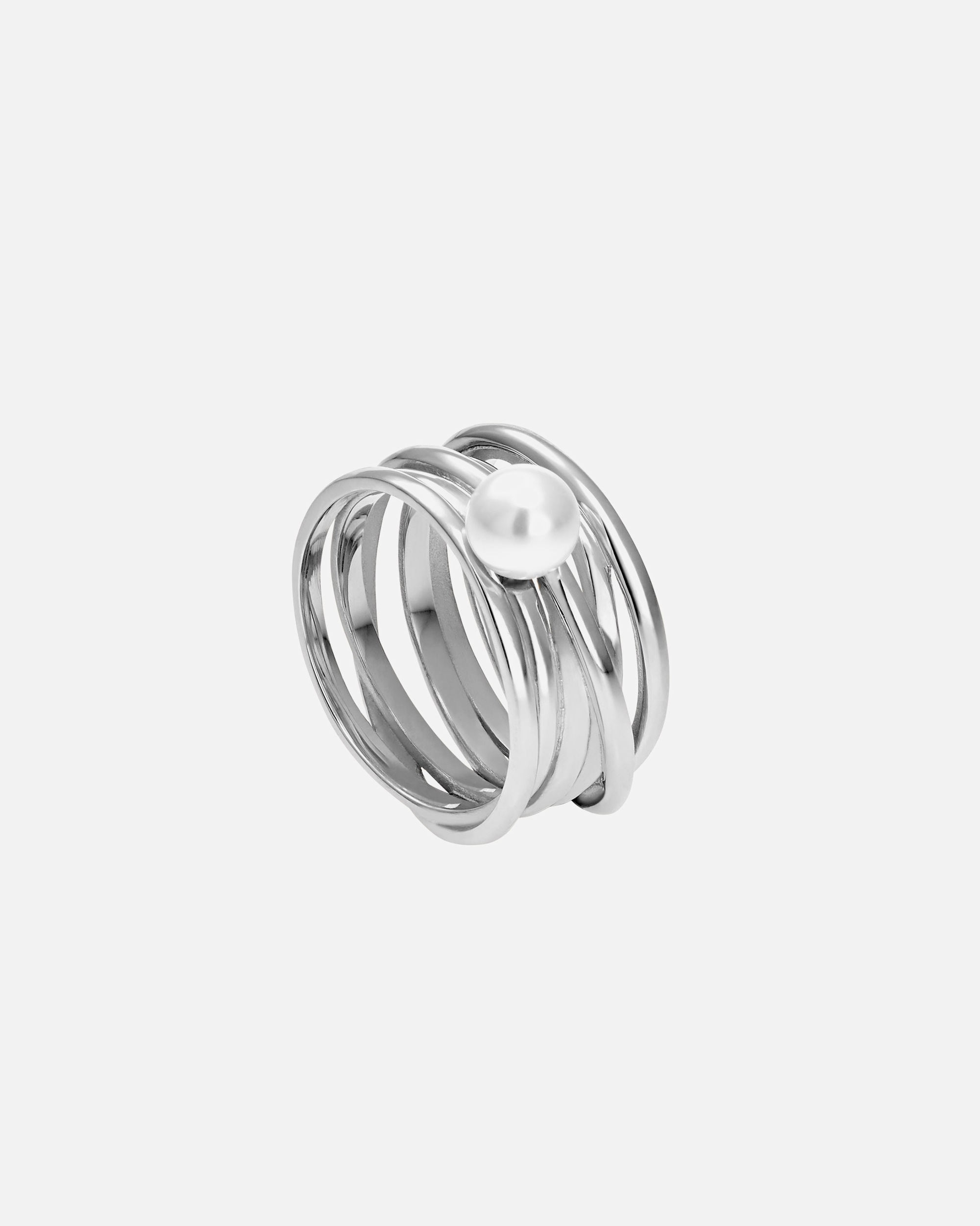 Heideman Bague Serpens blanc