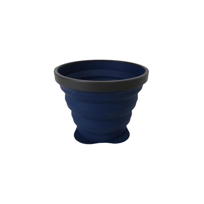 Tazza pieghevole da 480 ml, blu notte - Piatto - Vetro | Azimut Outdoor Camping and Camping Equipment