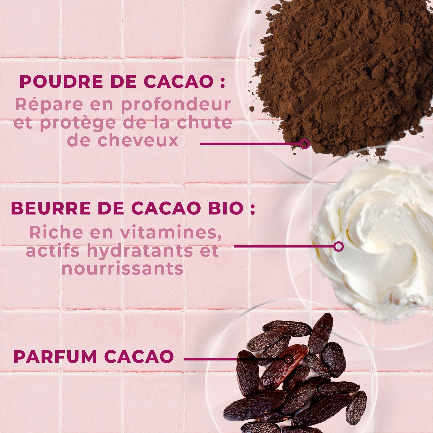Energie Fruit masque 2 en 1 nutri frizz sans silicone - cheveux frises a crepus - beurre de cacao bio et poudre de cacao