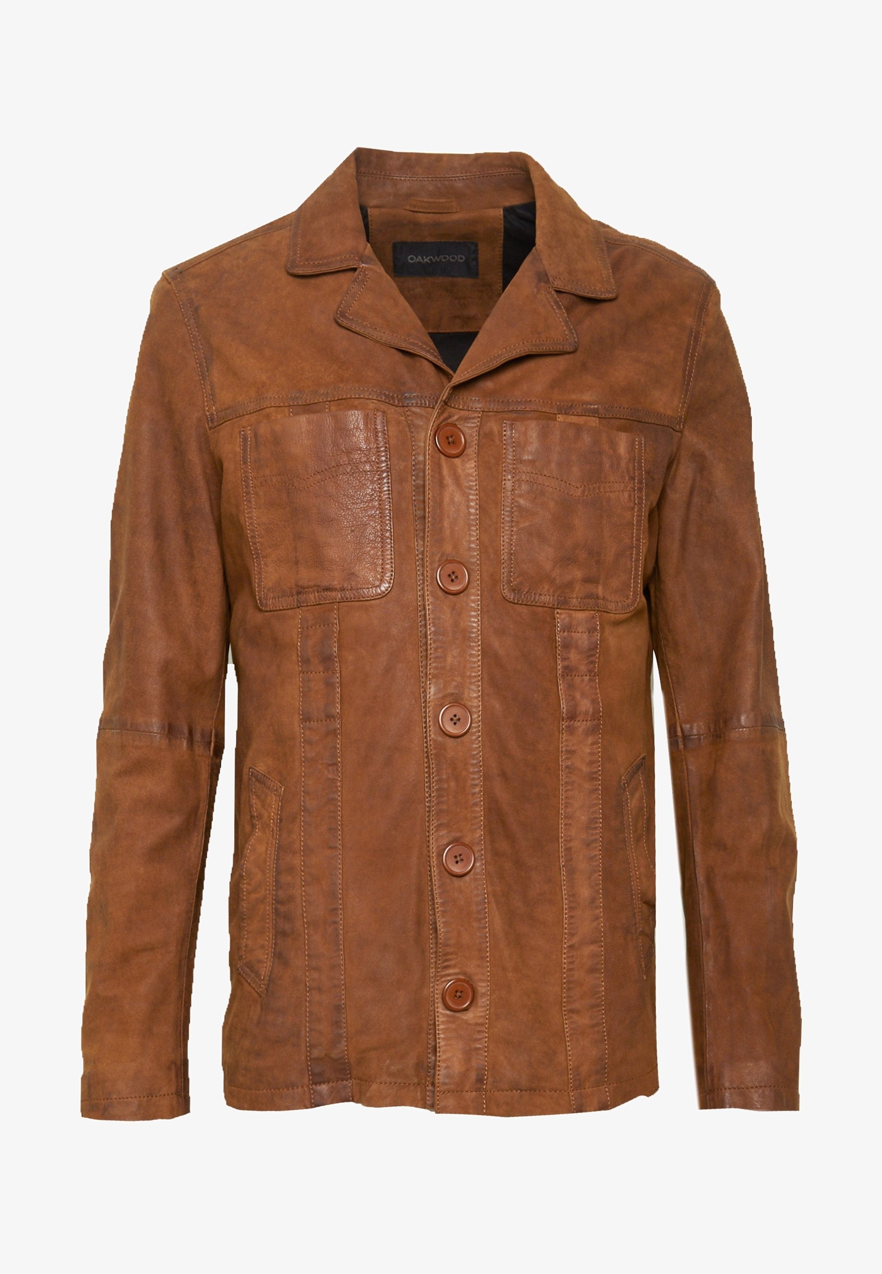 Giacca in pelle Oakwood - marrone
