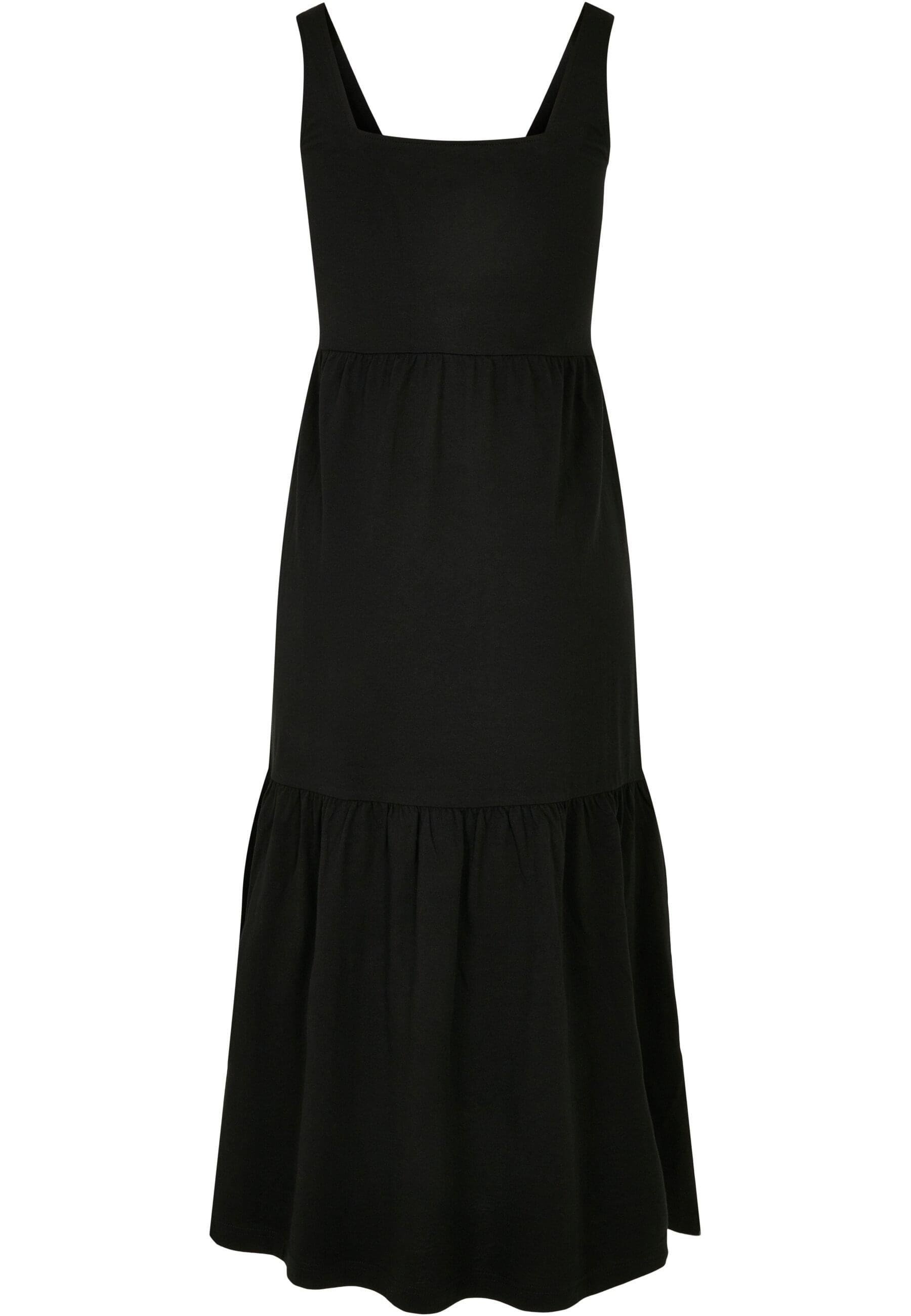 Abito estivo Urban Classics 7/8 con volant - Jersey - nero