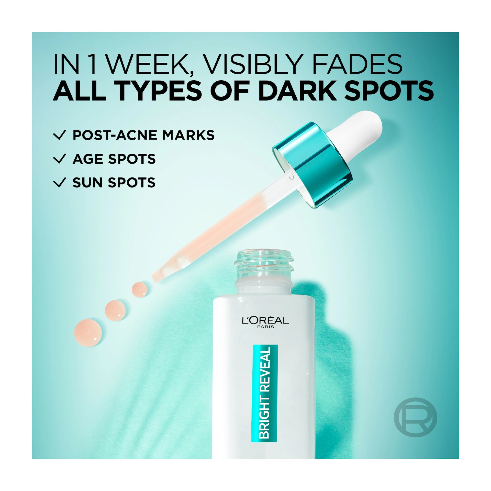 Bright Reveal Niacinamid Sötét Foltok Szérum 30 ml - L'Oréal Paris