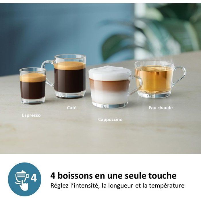 Philips EP2339/40 2300 Serie Espressomachine met Koffiemolen - LatteGo - 4 Recepten - Keramische Koffiemolen - Panther Black