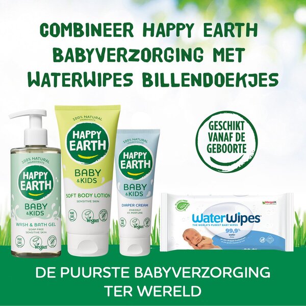 Happy Earth Baby & Kids 100% Φυσικό Σαμπουάν<br>200ml