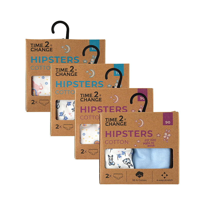 Time 2 Change hipster paquete de 2 talla 90