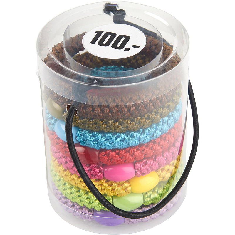 Elastici per capelli Essentii in tubetto, confezione da 8