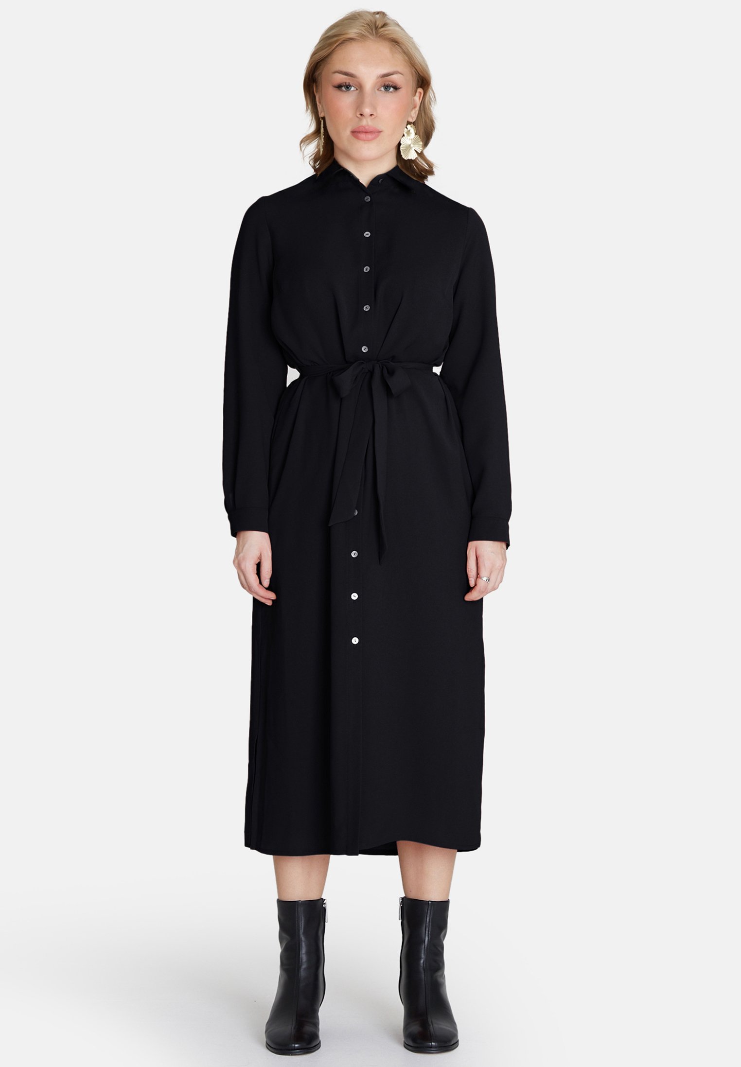 Vestido camisa Jascha Stockholm - preto