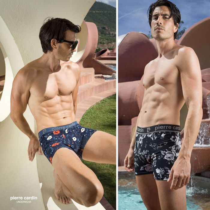 Cuecas Boxer Masculinas Pierrecardin - Pretas (Pacote com 3)