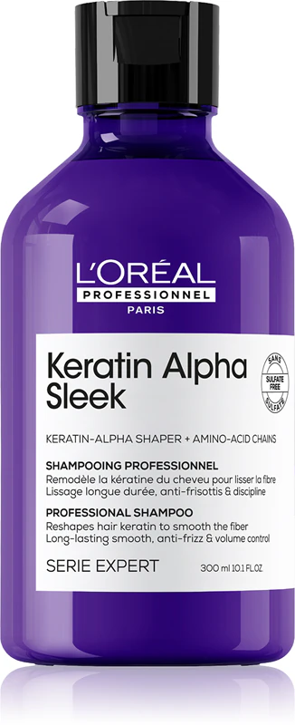 L'Oréal Professionnel Serie Expert Keratin Alpha Sleek šampón pre hladké vlasy