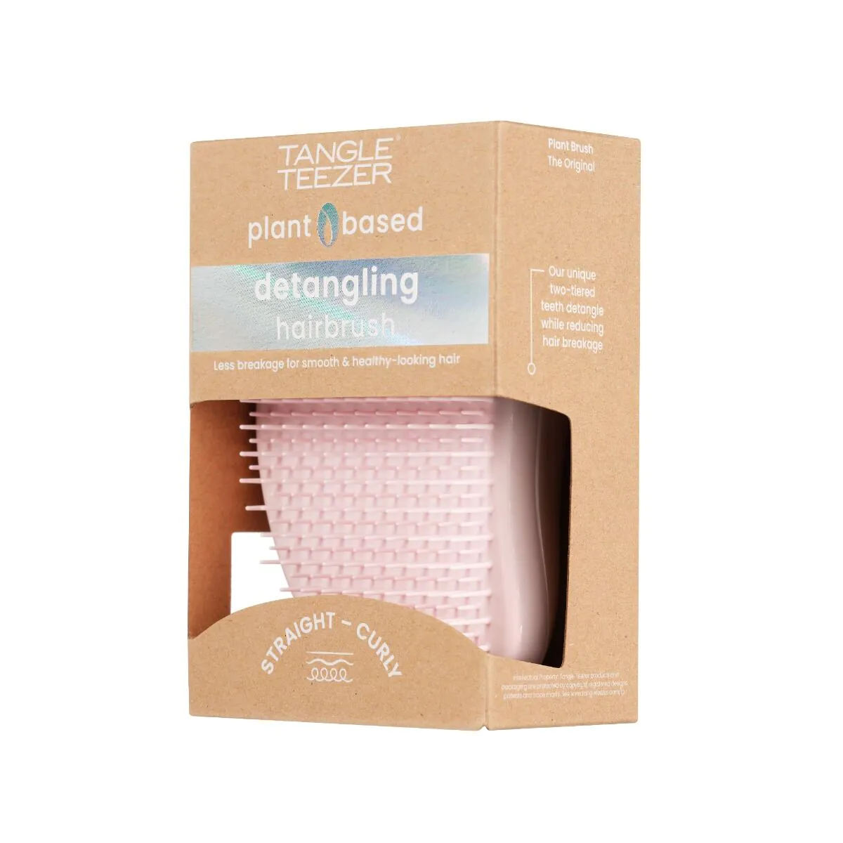 Tangle Teezer Plant Marshmallow Pink - Szczotka do włosów 1 szt.