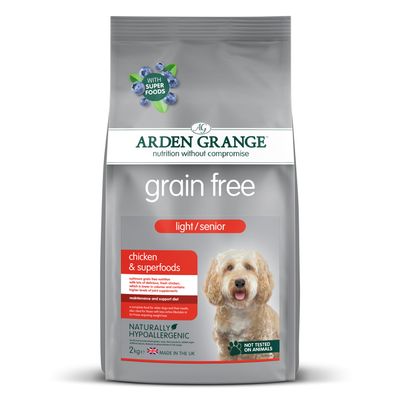 Arden Grange Light/Senior – Getreidefreies Hähnchen & Superfoods