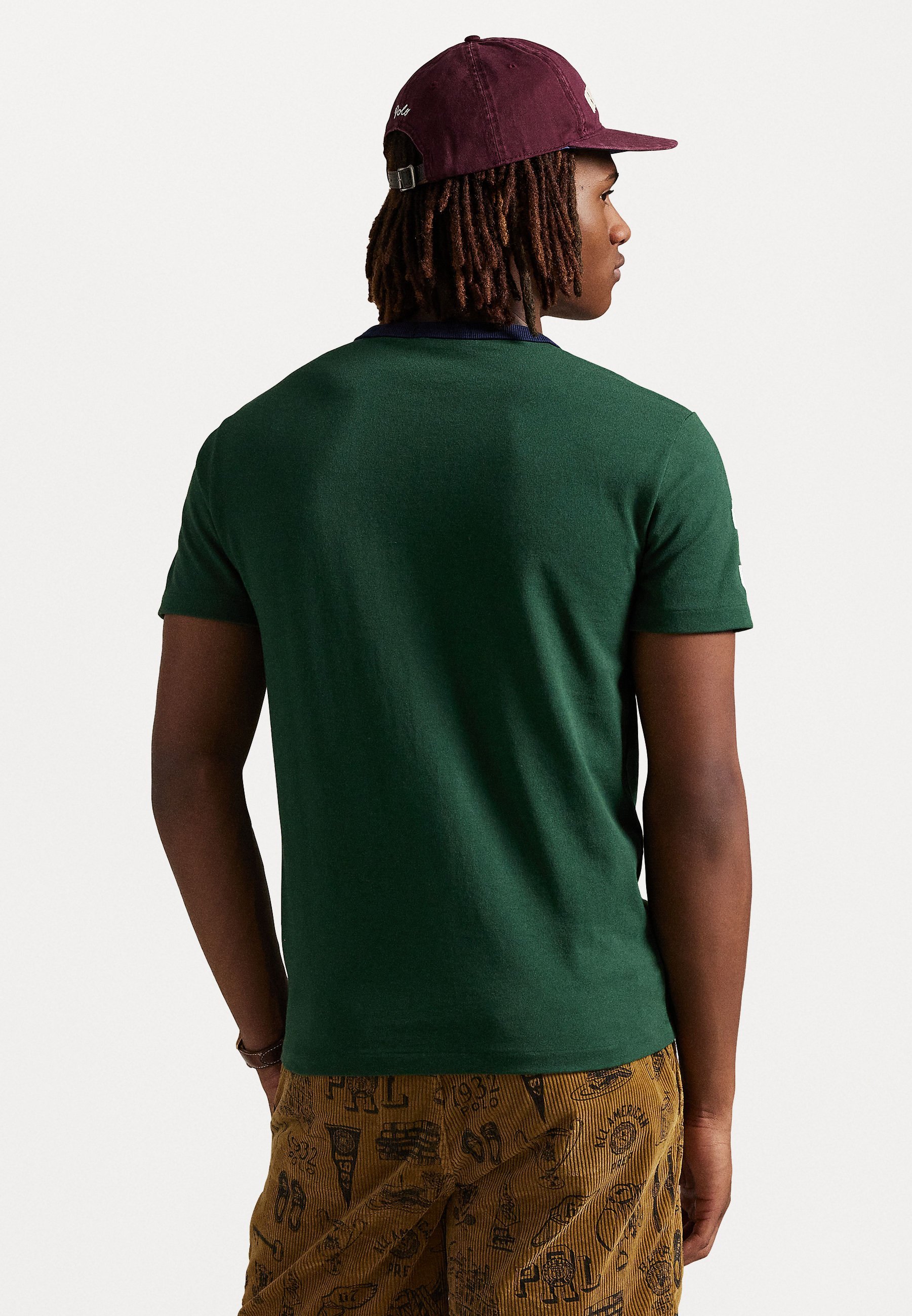 Polo Ralph Lauren T-shirt CUSTOM SLIM FIT 20° ANNIVERSARIO - T-shirt stampata - vintage pine/newport navy
