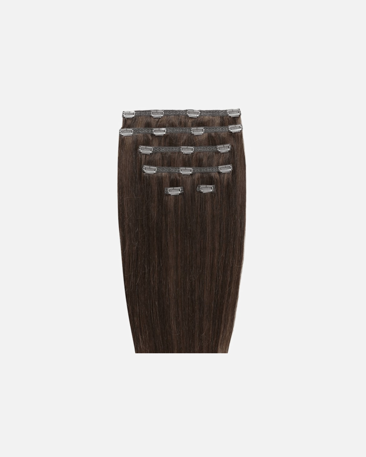 Extensiones Gold24 Extensiones de clip GOLD24 #4 Marrón - 60 cm - 1 pieza
