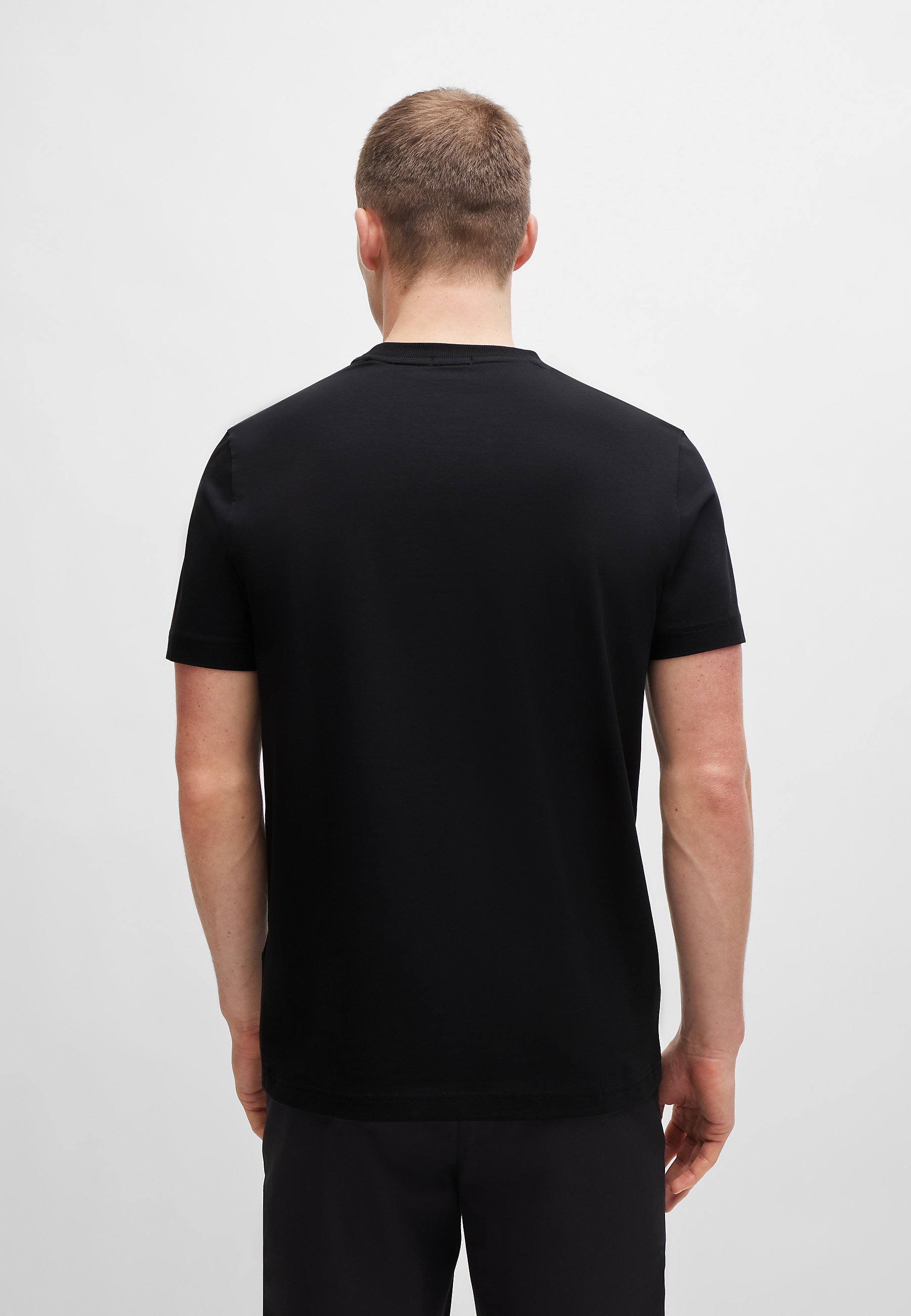 BOSS TEE - Basic T-shirt - zwart