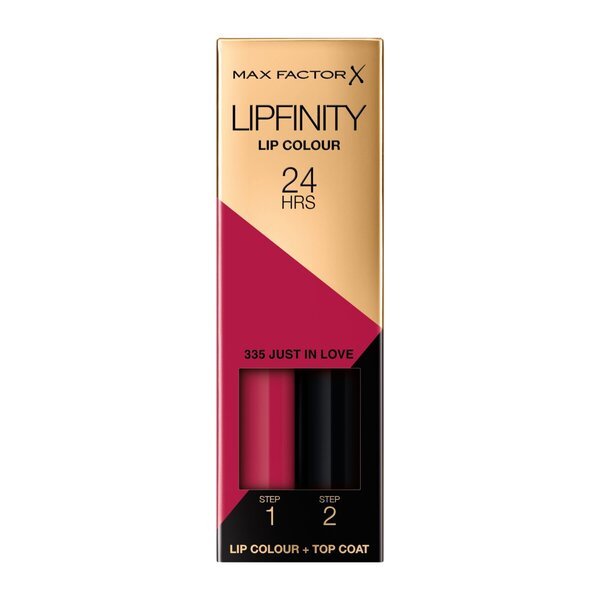 Max Factor Lipfinity Lip Colour 335 Just In Love 2-Step Longlasting šminka 2,3 ml