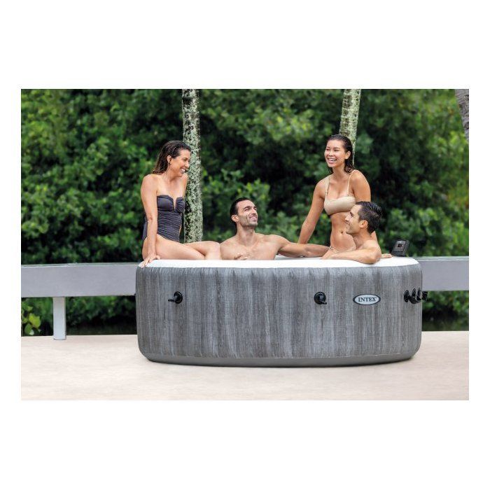 Spa gonflable INTEX - Baltik - 196 x 196 x 71 cm - 4 places - Carré - 28440NP