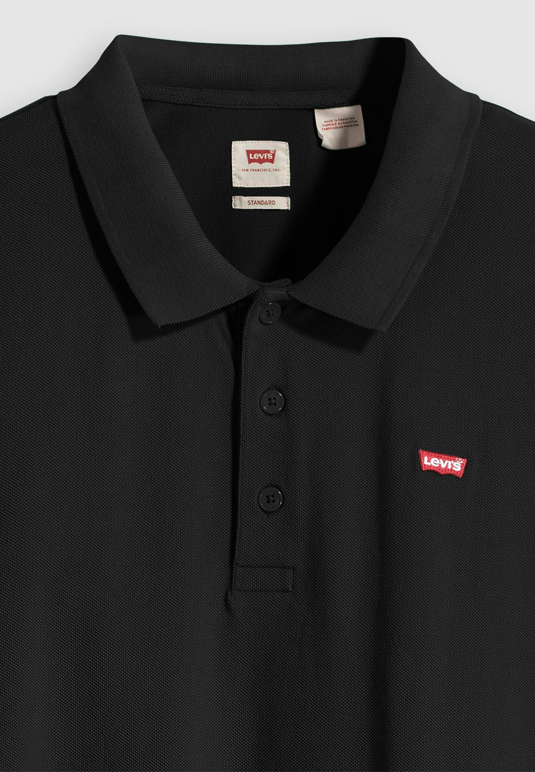 Levi's® Plus Polo shirt - mineraalzwart