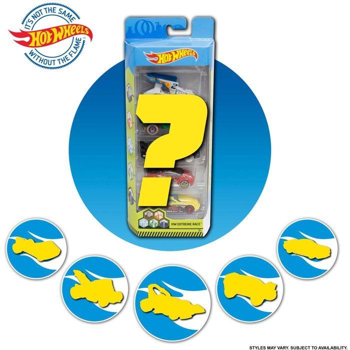 Set di 5 auto Hot Wheels - Modelli casuali - Oltre 400 modelli - 15 temi 1806