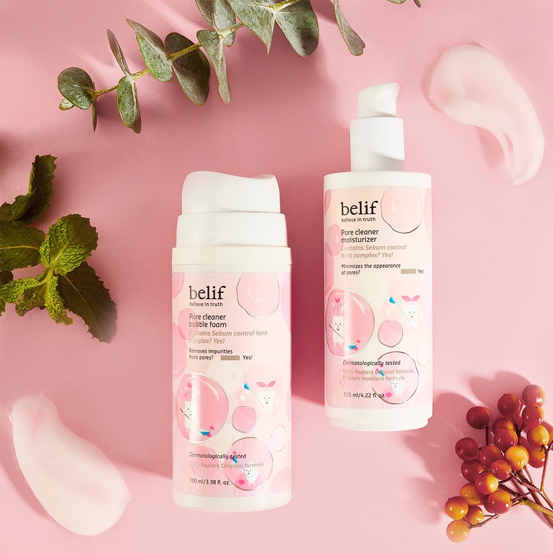 belif Pore cleaner bubble foam