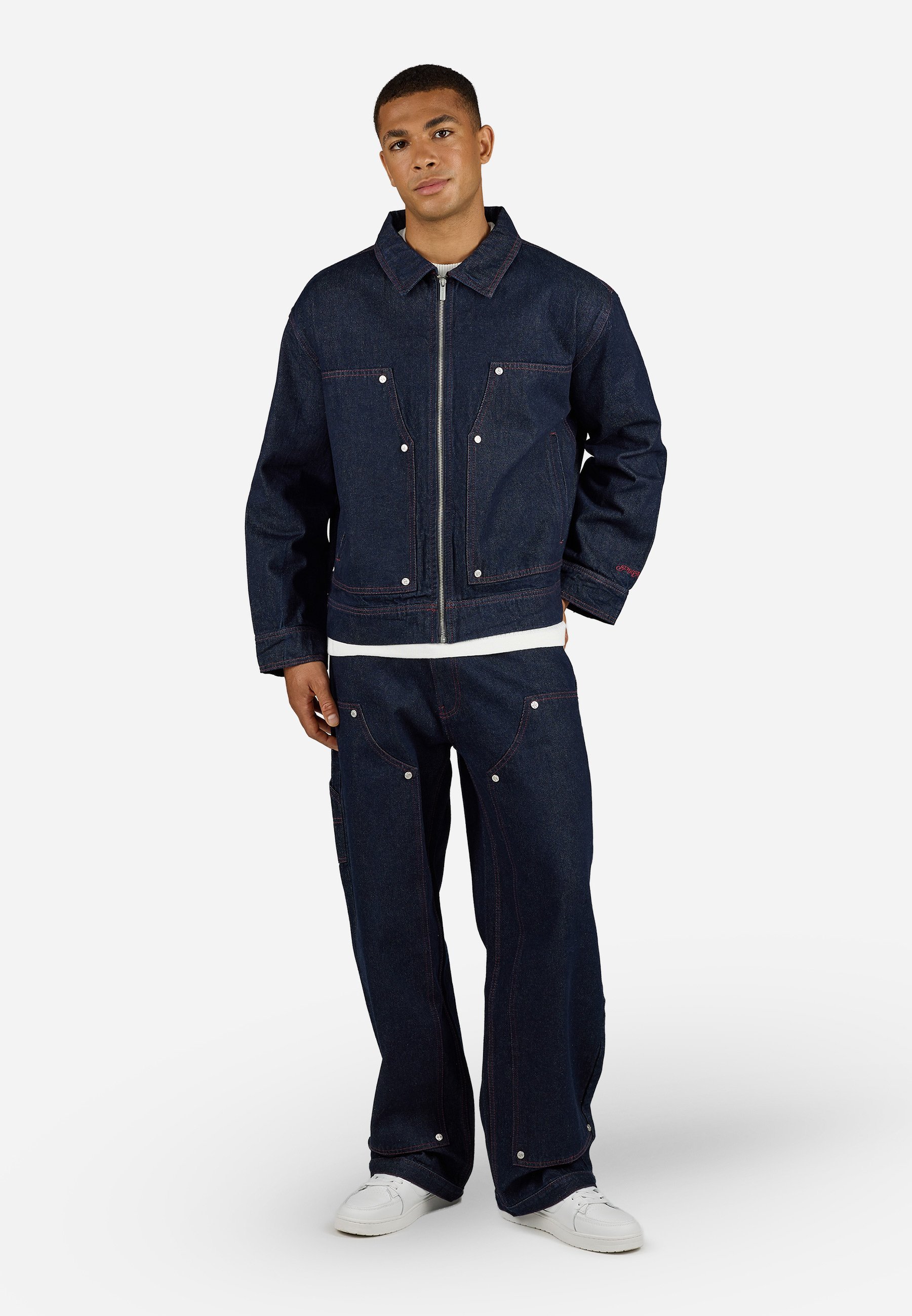 Pegador APEX - Jeans amples - bleu brut foncé
