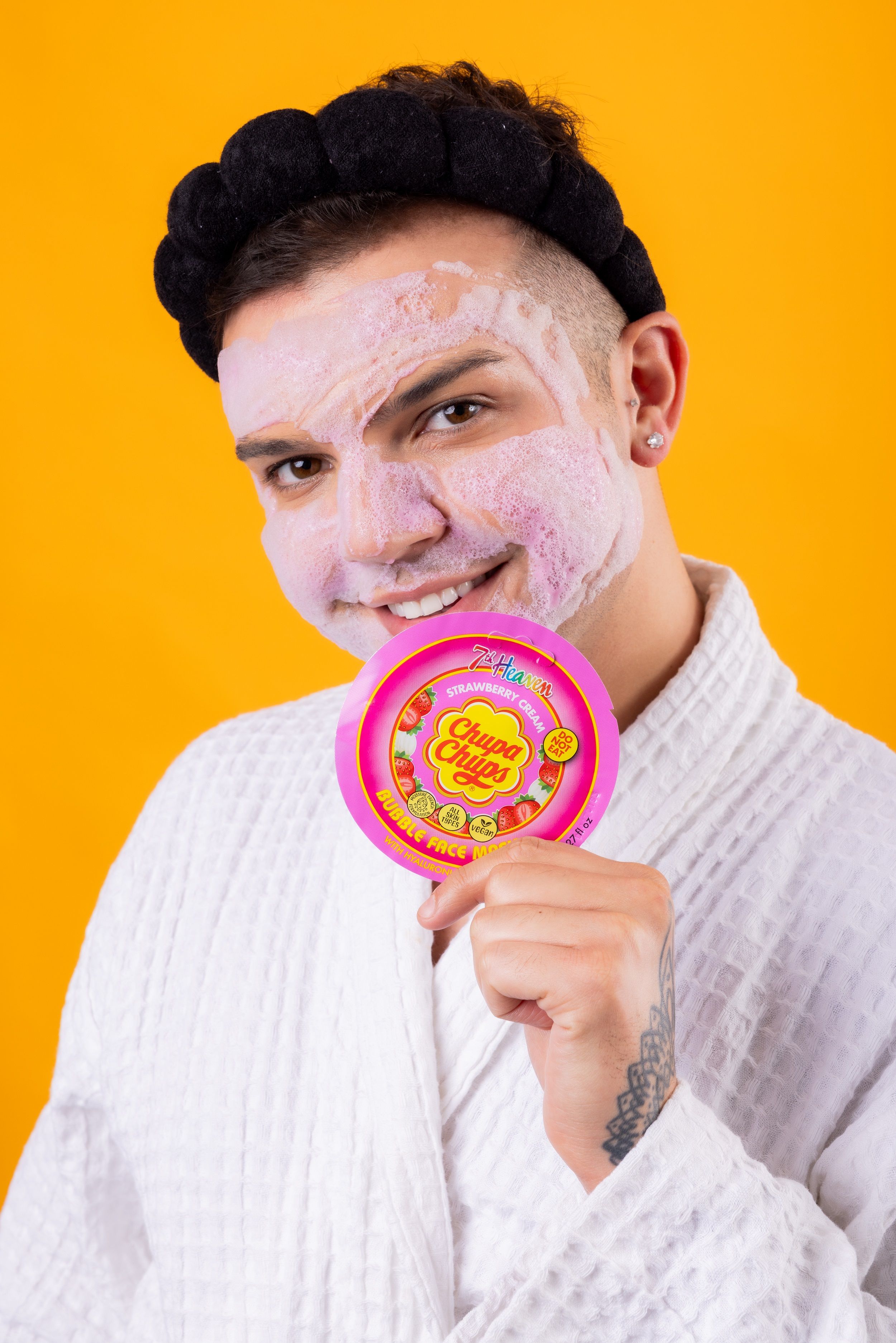 Chupa Chups burbuļu sejas maska Sejas maskas