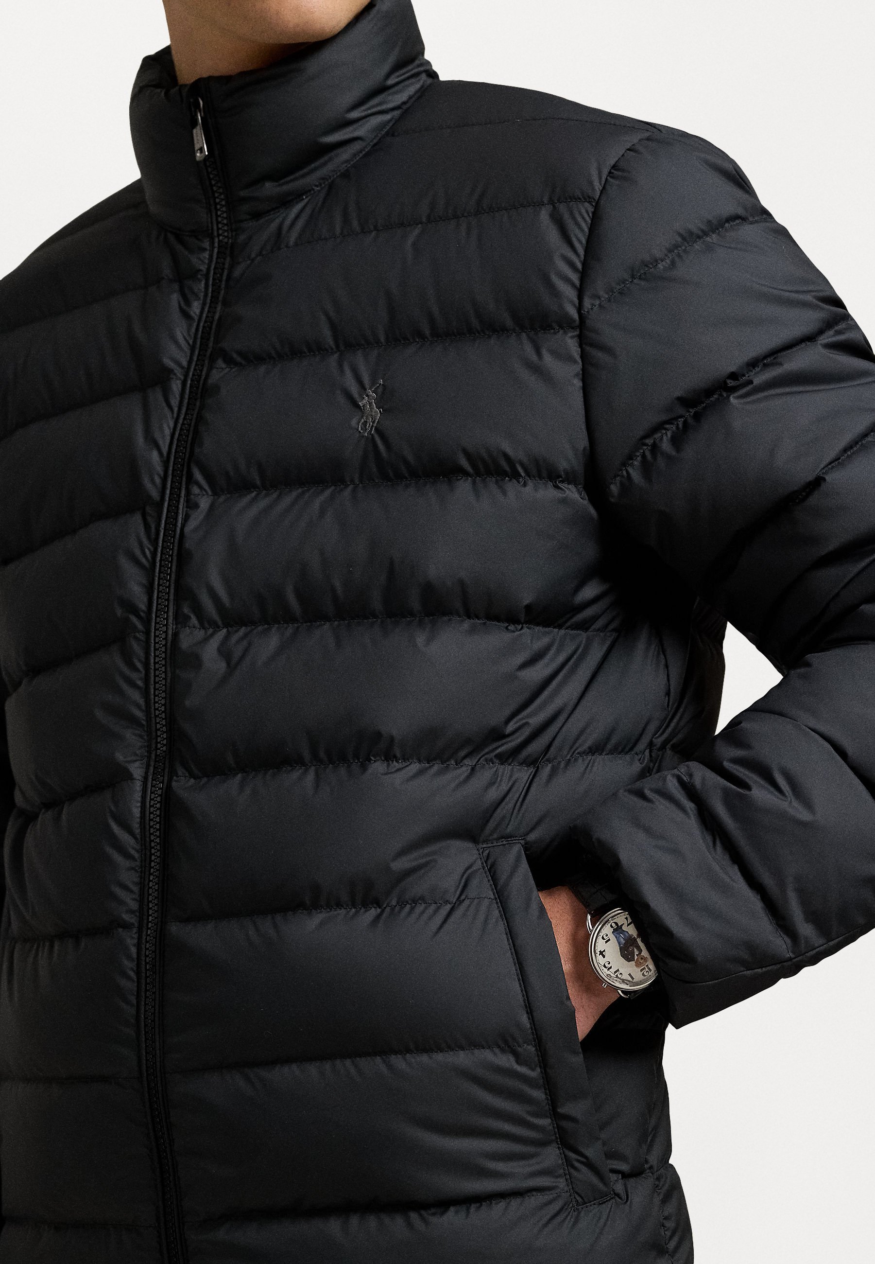Polo Ralph Lauren THE COLDEN PACKABLE MATTE JACKET - Donsjack - zwart