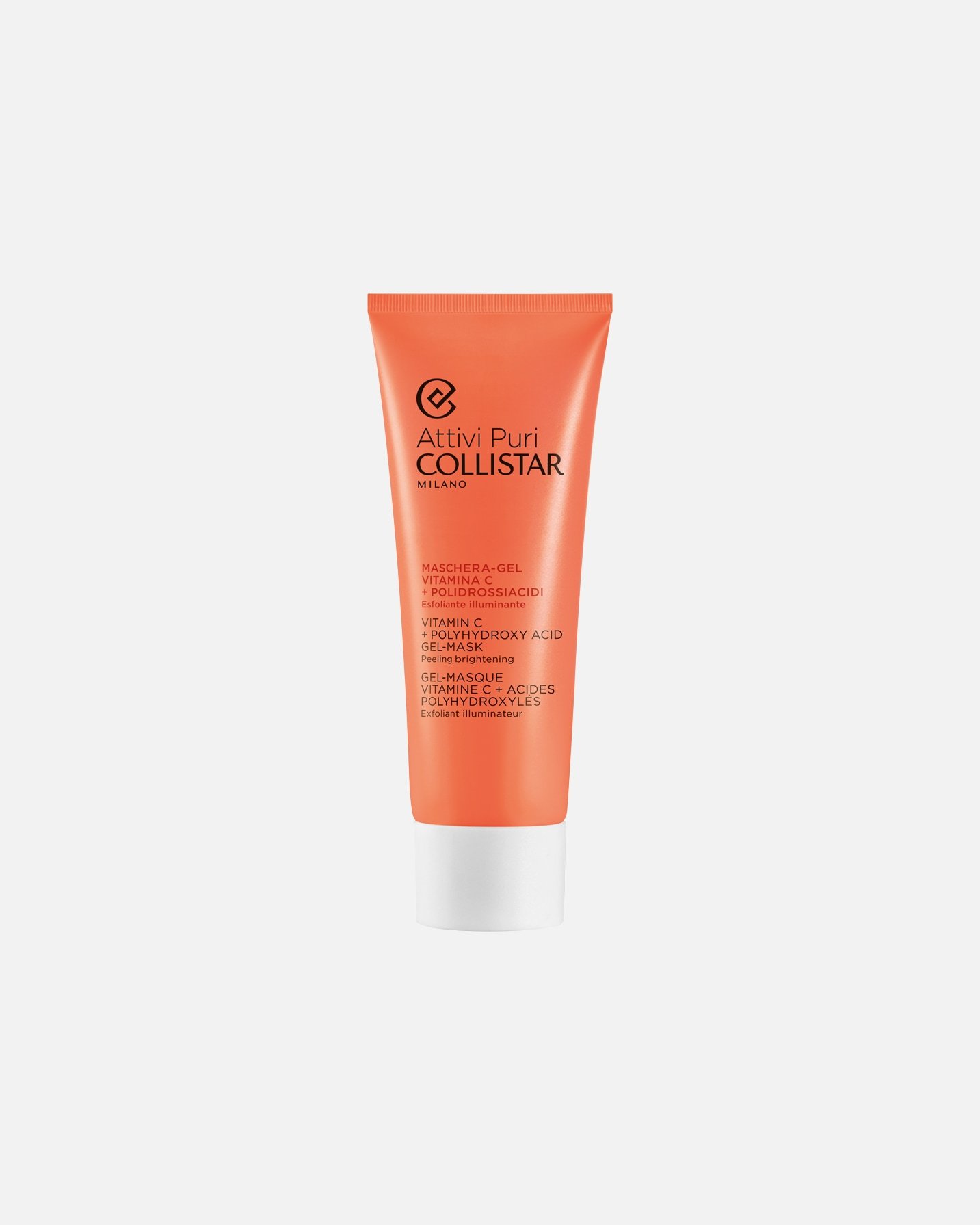 „Collistar Glow Mask“ vitamino C ir polihidroksirūgšties gelinė kaukė – 75 ml
