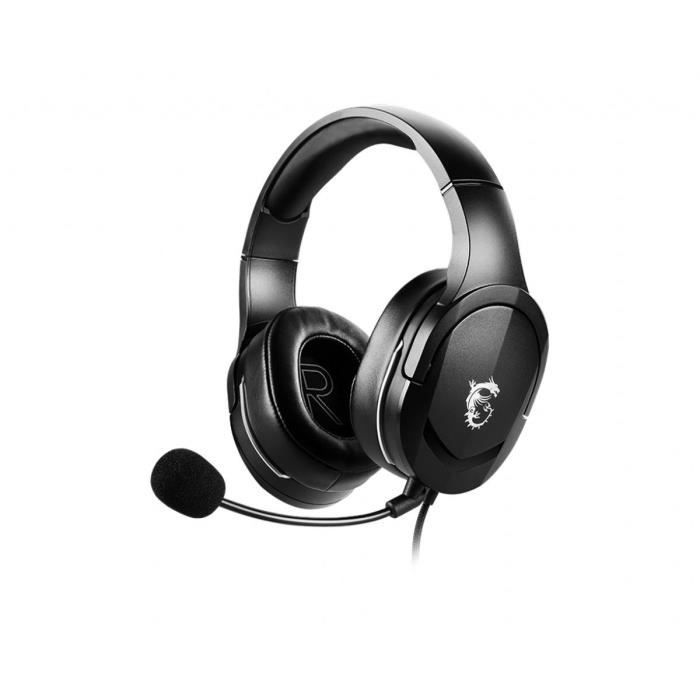 Cuffie da gaming MSI GH20 di MICRO STAR INTERNATIONAL - Nere, stereo, unidirezionali