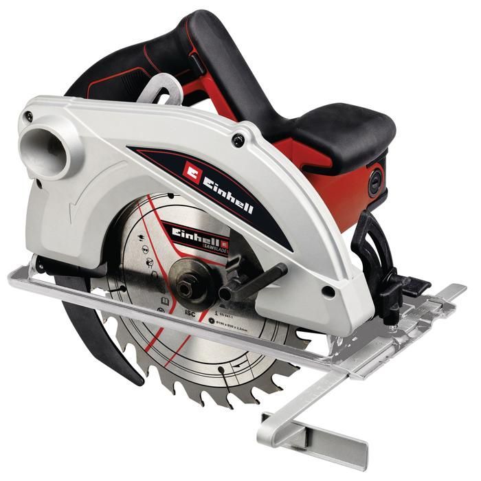 Sierra circular Einhell TC-CS 1410 de 190 mm (1410 W, 190 x 30 mm, máx. 67 mm, cuchilla divisora, bloqueo del husillo)