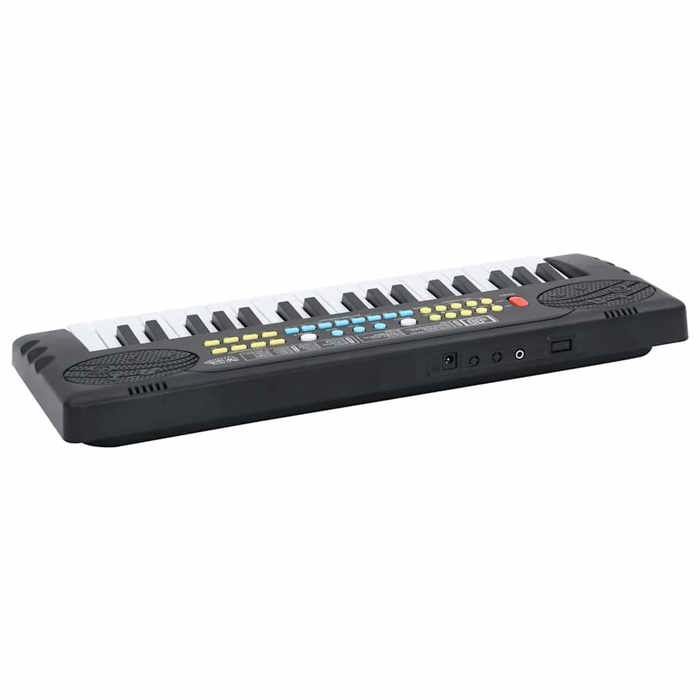 [80361] Teclado de piano eléctrico de 37 teclas y micrófono para niños, Peso: 0,92 kg