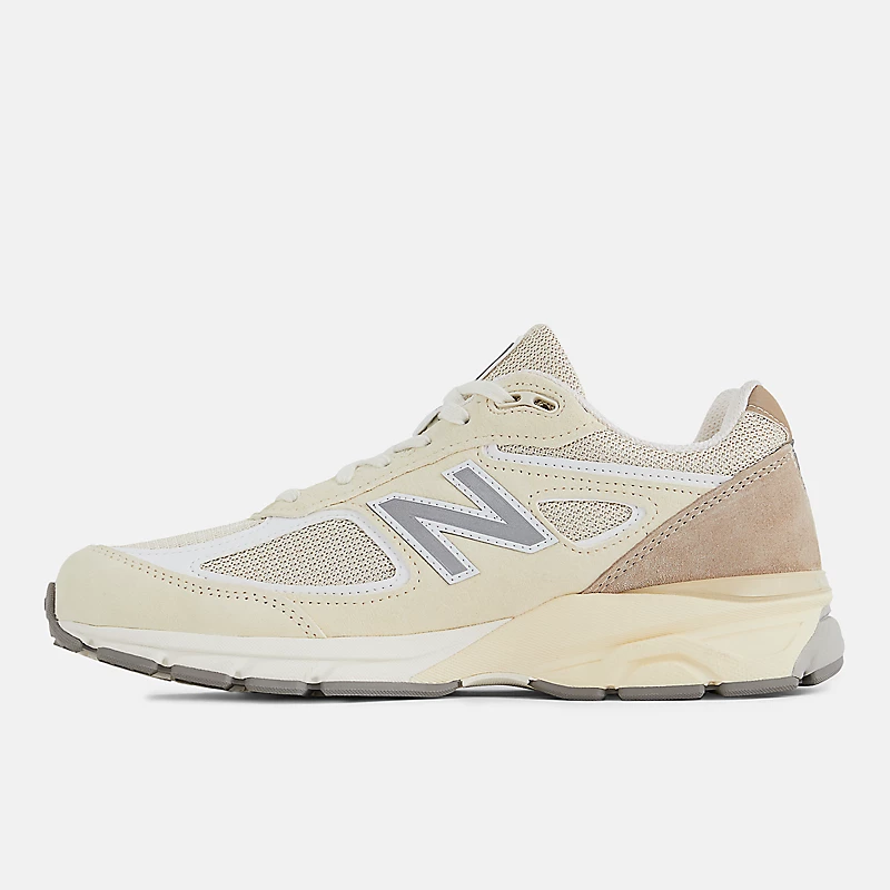 Unisex, gemaakt in de VS, 990v4 - Kalksteen met wit