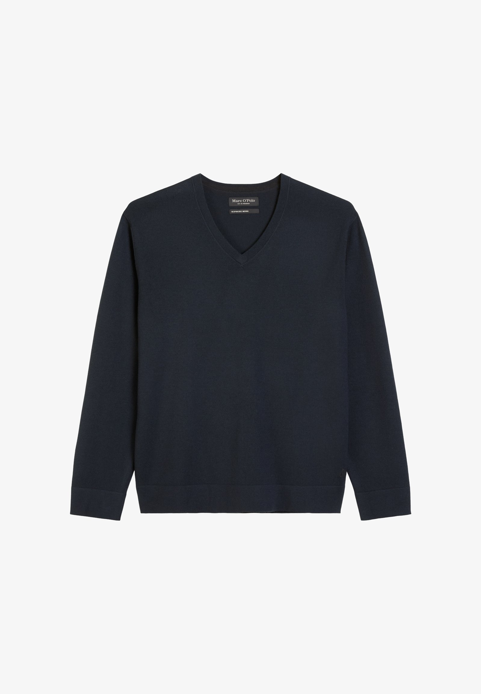 Marc O'Polo V-hals trui - donkerblauw