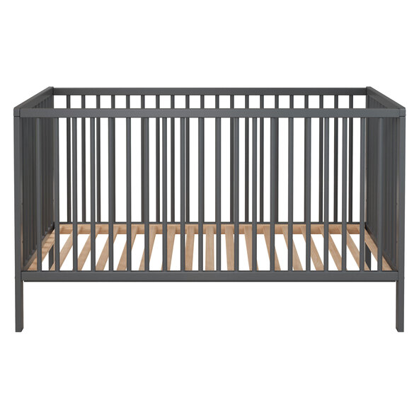 Berço universal para bebê, cinza