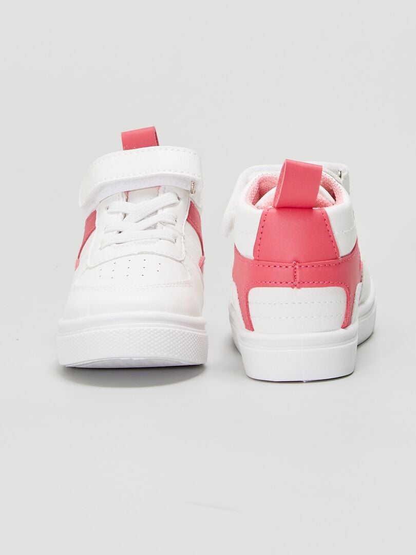 Tênis de cano alto Tricolor Sportswear - Branco