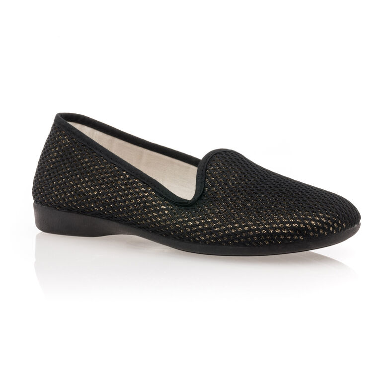 Pantuflas negras para mujer