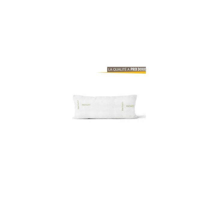 Aloe-vera-Memory-Schaum-Nackenstützkissen, 90 cm – Weiß
