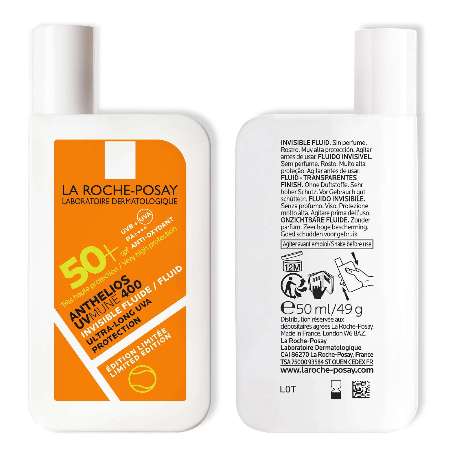 Anthelios UVMune 400 Fluido Invisibile SPF50+ - Solare viso alta prot.