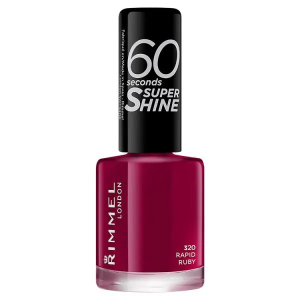 Lak na nechty Rimmel 60 Second Rapid Ruby 8 ml