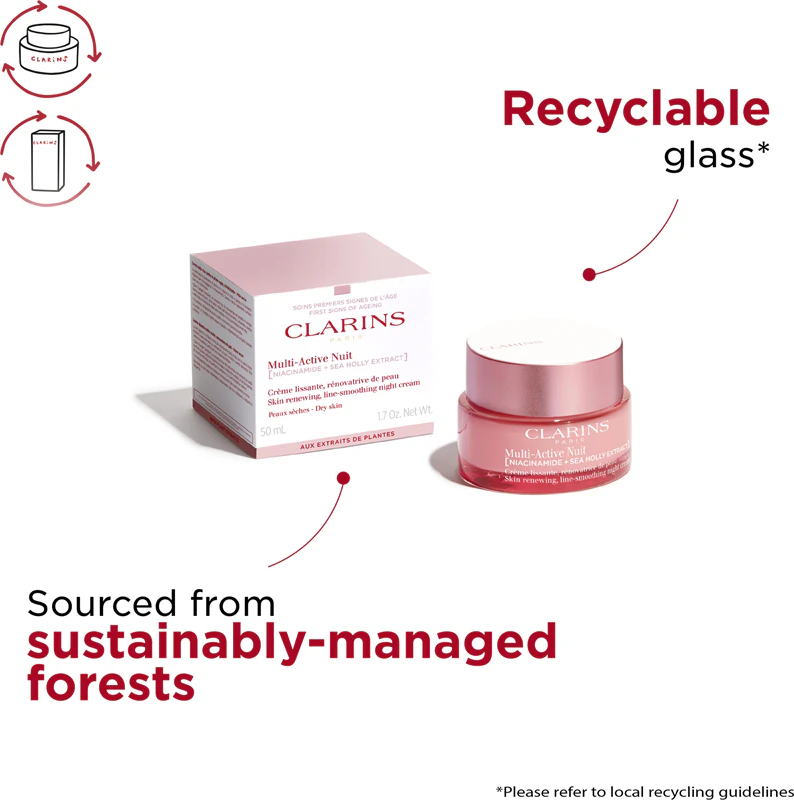 Clarins Multi-Active Night Cream Dry Skin regeneračný nočný krém pre suchú pleť