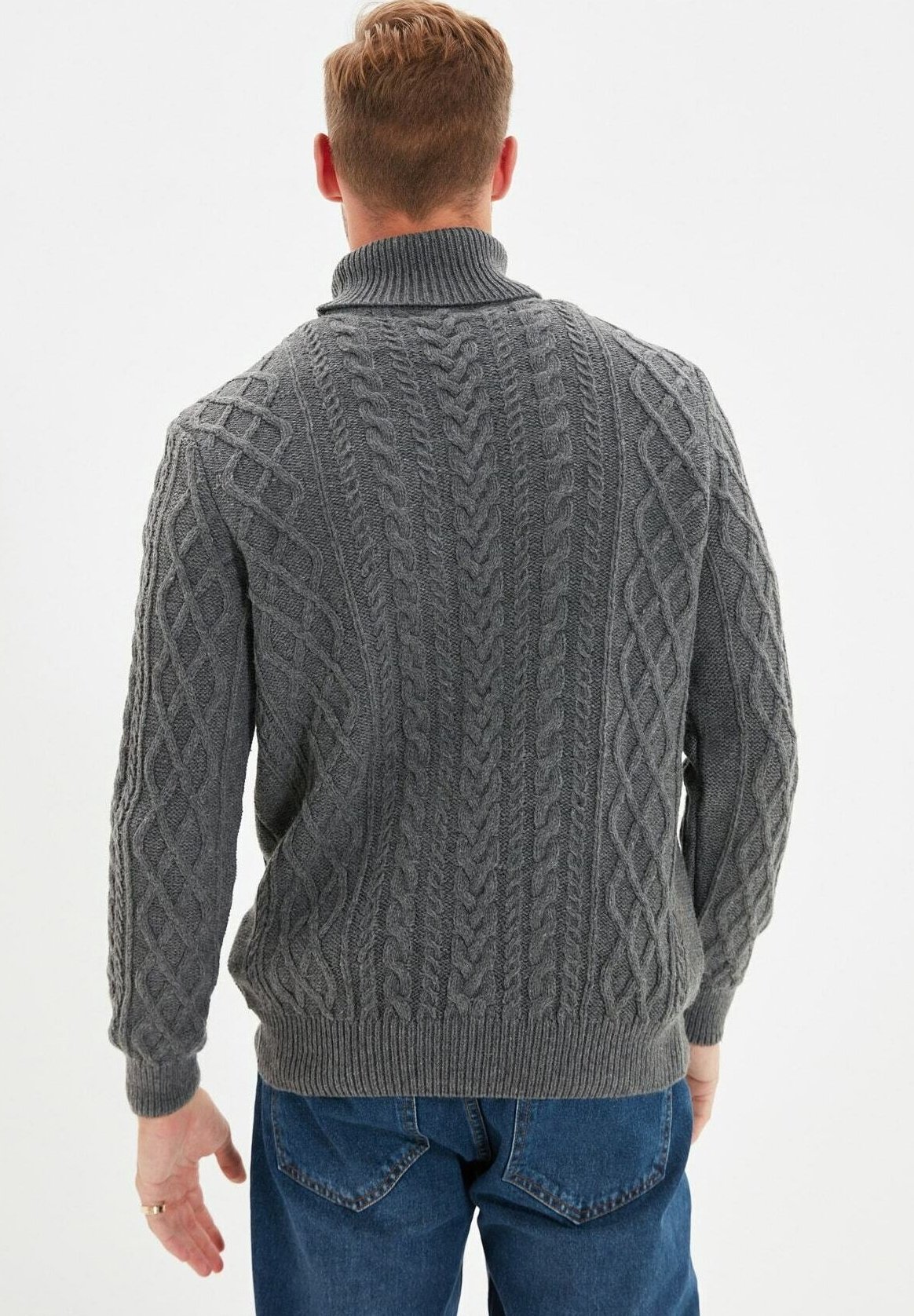 Trendyol pulover - siv