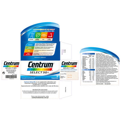 Centrum vitamínový doplněk Centrum Select 50 90 tablet 90 tablet