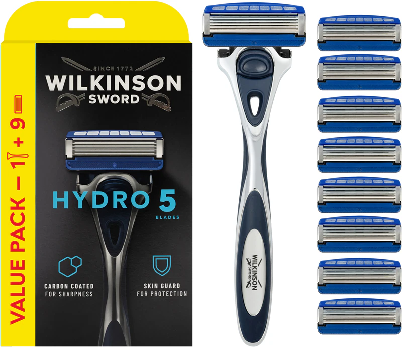 Lâminas de reposição para barbeador Wilkinson Sword Hydro5 Skin Protection Regular (5 unidades)