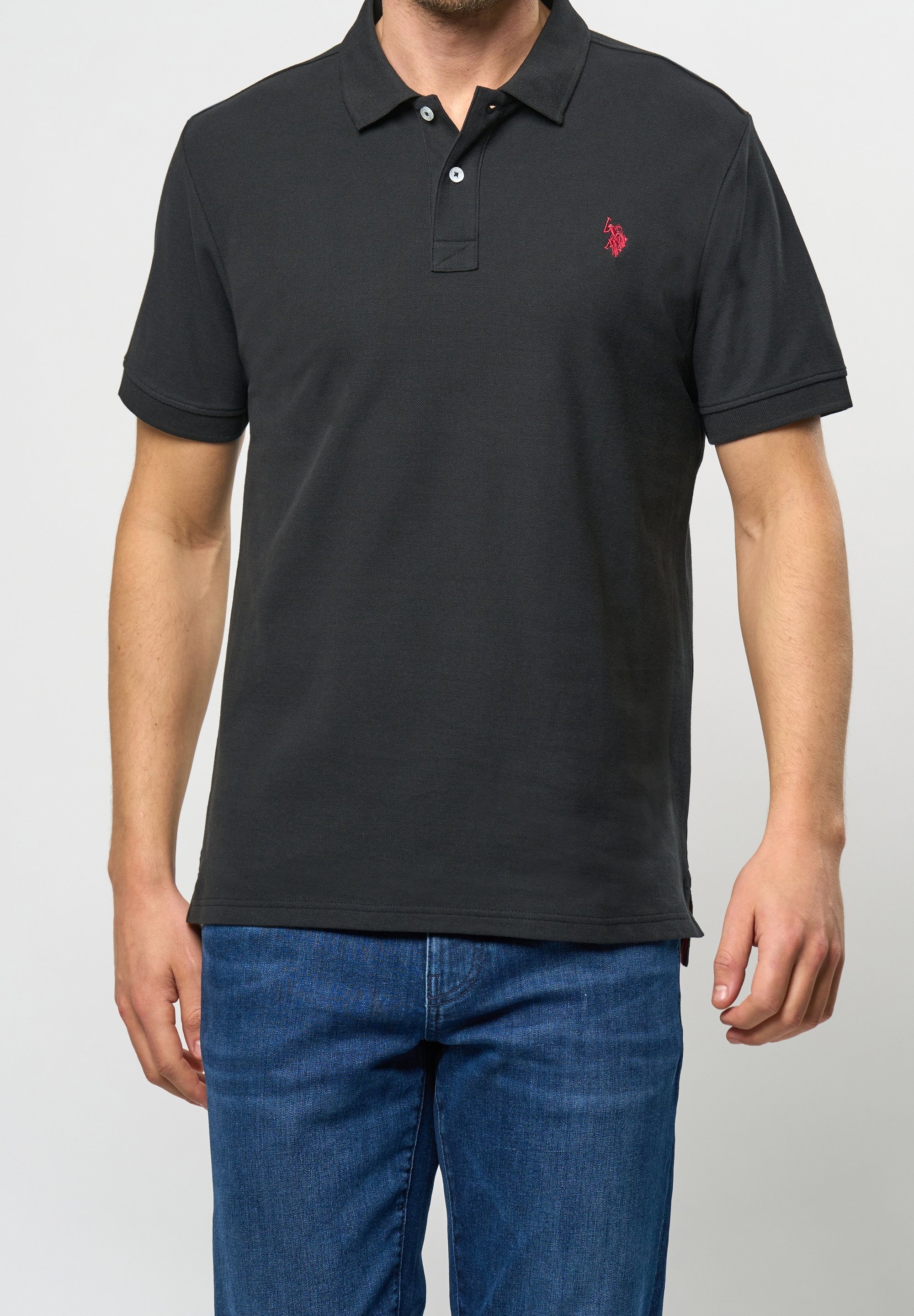 US Polo Assn. poloshirt - zwart
