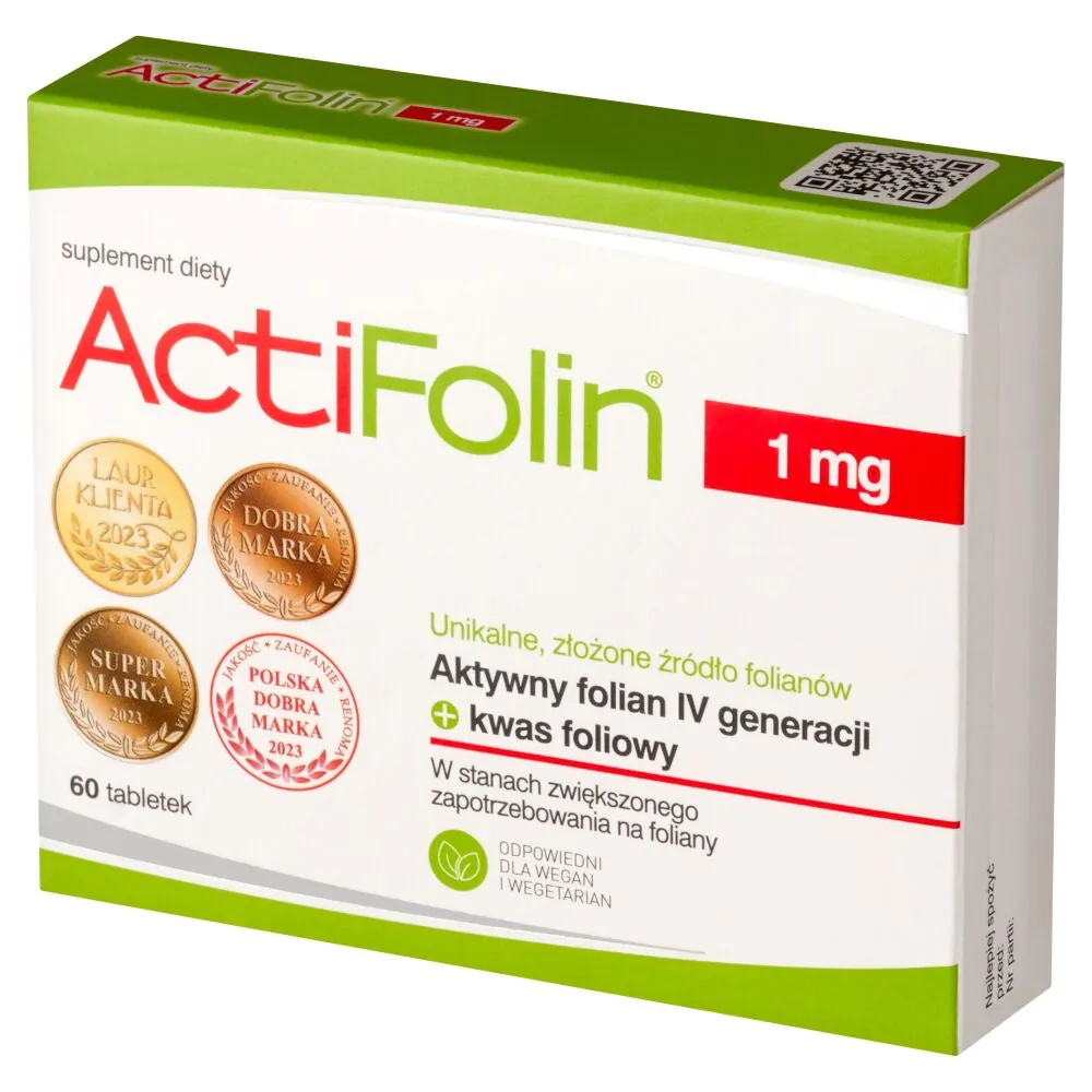 Actifolin 1 mg Tabletki powlekane