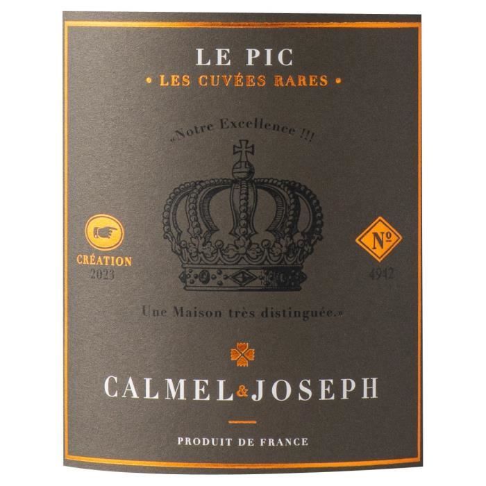 Calmel & Joseph Les Cuvées Rares Le Pic 2024 Pic Saint Loup - Vino Tinto Languedoc