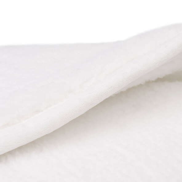 Κουβέρτα Cloud-Soft, 150 x 200 εκ., υπόλευκη